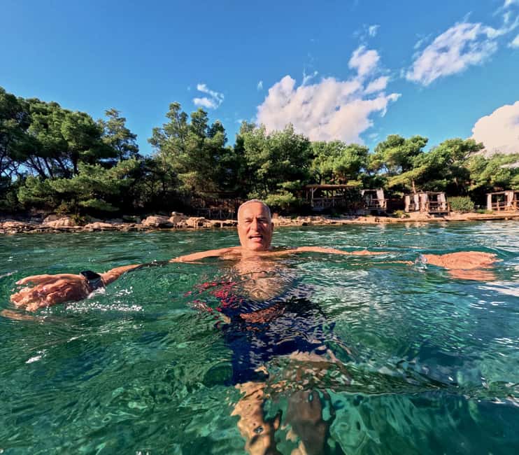 3 Islands Speedboat Tour: Golden Horn, Blue Lagoon & Jelsa - Zecevo Island: another timed snorkeling window with big rewards