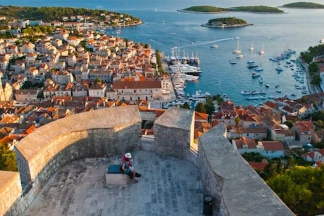 6 Island Hopping & Blue Mysteries: Shared Tour from Split - Stop 5 and Ravnik area: Pakleni Islands views toward Hvar