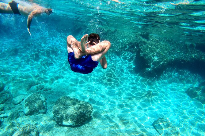 Blue Lagoon & 3 Islands Private Boat Tour - Necujam on Solta: beach time plus a shipwreck moment