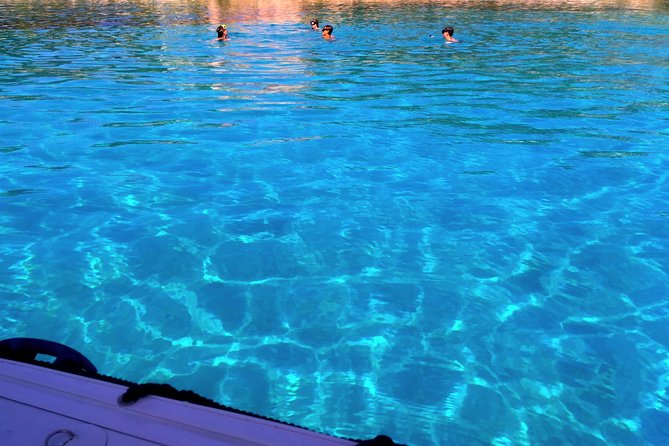 Blue Lagoon & three islands: 5 hours half day relax tour - Blue Lagoon and Krknjasi Bay: the 1-hour anchor stop