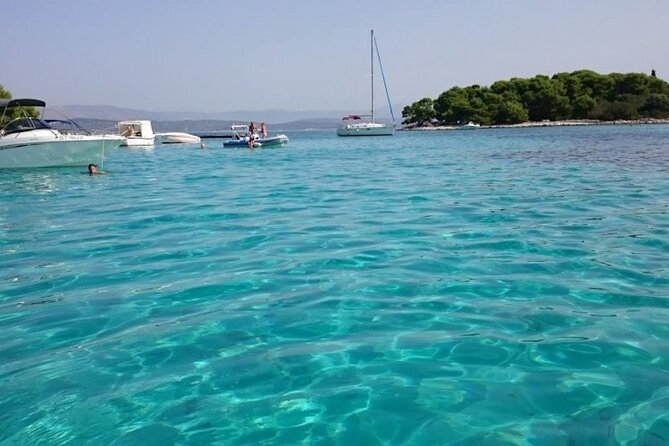 Blue Lagoon & three islands: 5 hours half day relax tour - Optional Ciovo swim at Uvala Krušica: when it makes sense