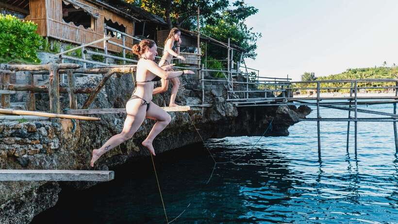 Boracay: Island Hopping & Cliff Jumping by Haqqy Life - How the Stops Work: Photo Time, Swimming Time, Then Lunch