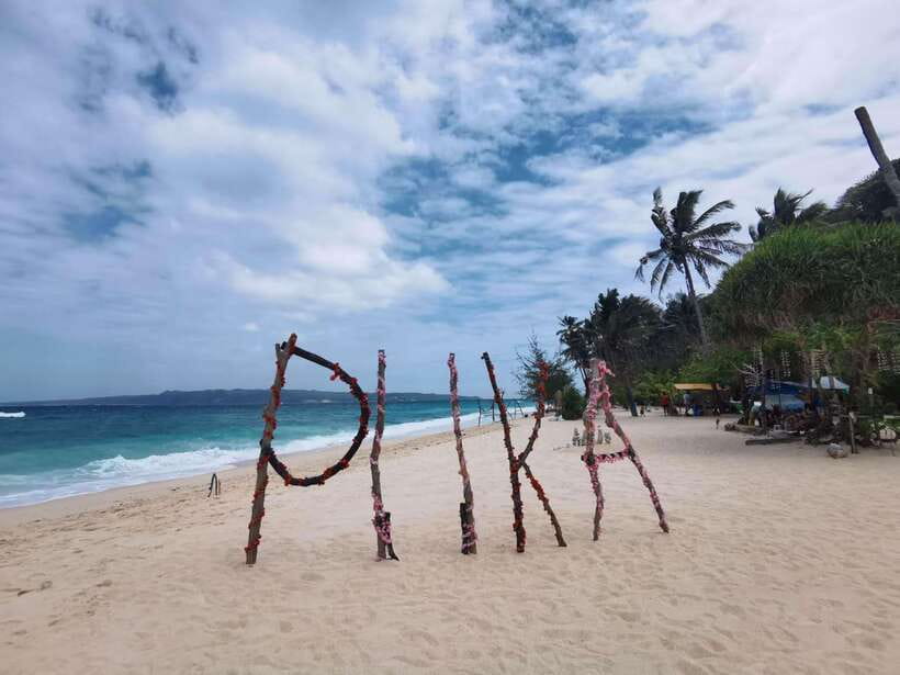 Boracay: Island Hopping with Buffet Lunch & Helmet Diving - Puka Beach Stop: Easy Scenery, Guided Time on Foot