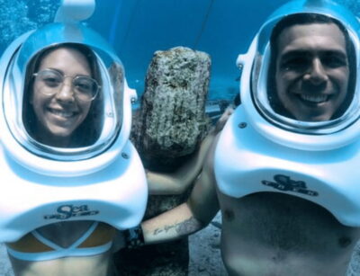 Boracay: Island Hopping with Lunch, Helmet Diving & ATV - From Astoria to the water and back: meeting points that change