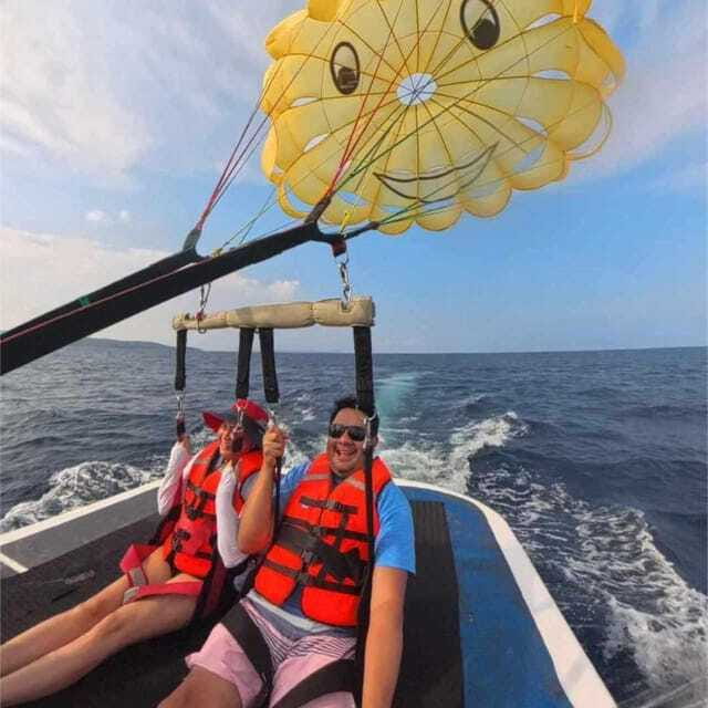 Boracay: Parasailing, Island Hopping, ATV Ride and Kawa Bath - Nabaoy River Mainland Adventure: ATV, Zipline Option, and Water Play