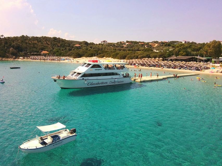 Chalkidiki: Blue Lagoon & Ammouliani Island Cruise & Lunch - Lunch on Board: Handmade Greek BBQ Taste and Simple Fuel