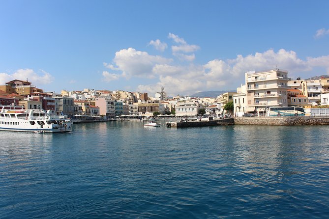 Crete Elounda and Spinalonga Island Cruise Day Trip - Agios Nikolaos harbor stop: shopping, views, and the bottomless lake spot