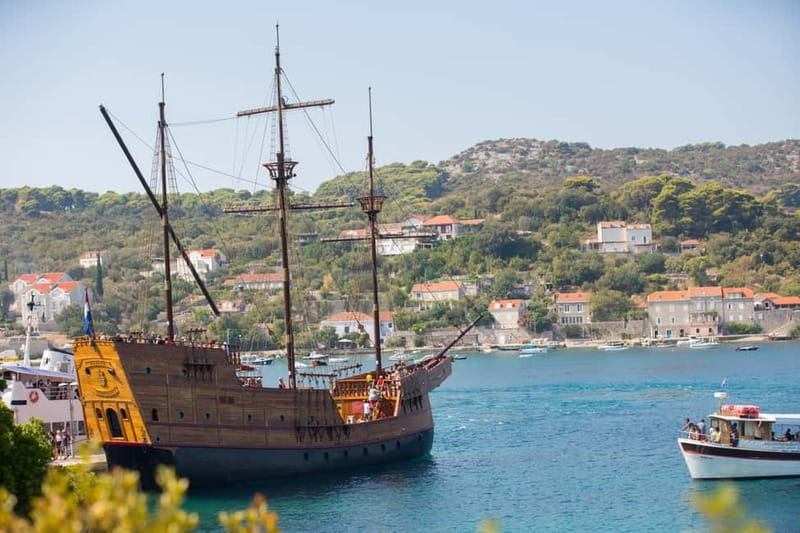 Dubrovnik: Elaphite Island Hopping Cruise on Karaka Ship - The Karaka ship ride: practical comfort with a fun pirate vibe