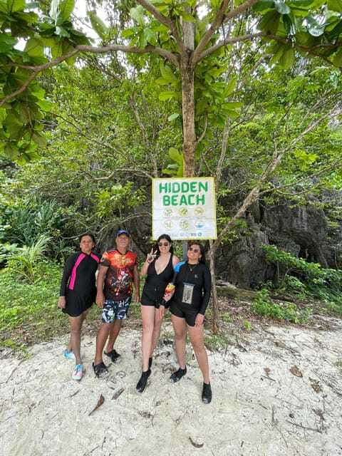 El Nido: Island Hopping and Snorkeling Private Boat Tour C - Hidden Beach: Calm Sand Under Dramatic Limestone (With Effort)