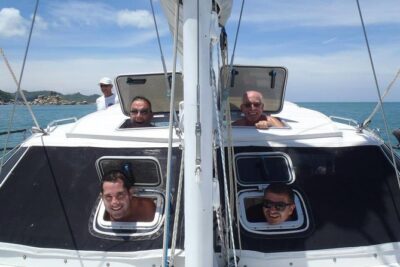 Exclusive private catamaran island hopping experience - The Ko Pha-Ngan Swimming Bay: Snorkel, Paddle, and Actually Relax