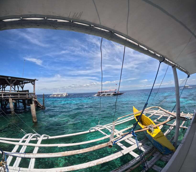 From Cebu: Island Hopping to 3 islands with BBQ lunch - Gilutongan Marine Sanctuary: where the snorkeling is the main event