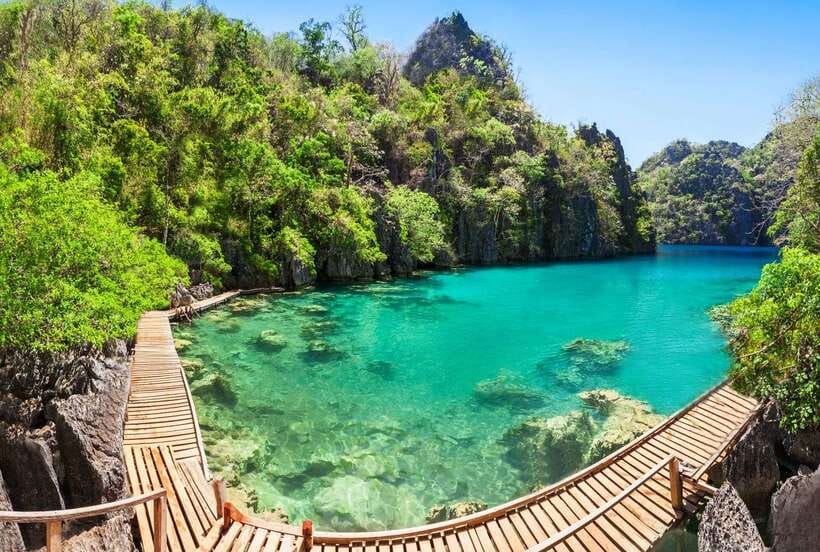 From Coron: Island Hopping Boat Day Trip with Buffet Lunch - Malcapuya Island plus beach time at CYC and Sunset (or Atwayan)