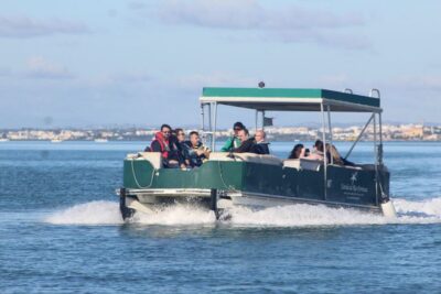 From Faro: 4 Stops, 3 Islands in Ria Formosa Catamaran Tour - Catamaran comfort and what’s included (and what you’ll still need)