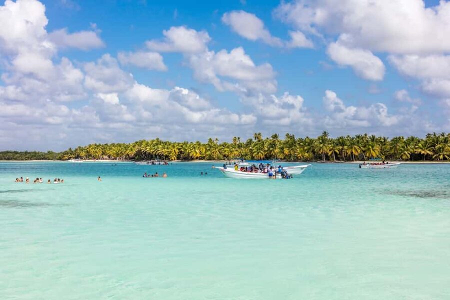 From Punta Cana: Saona Island Cruise with Private Beach - Leaving Bayahibe and Entering Cotubanamá National Park
