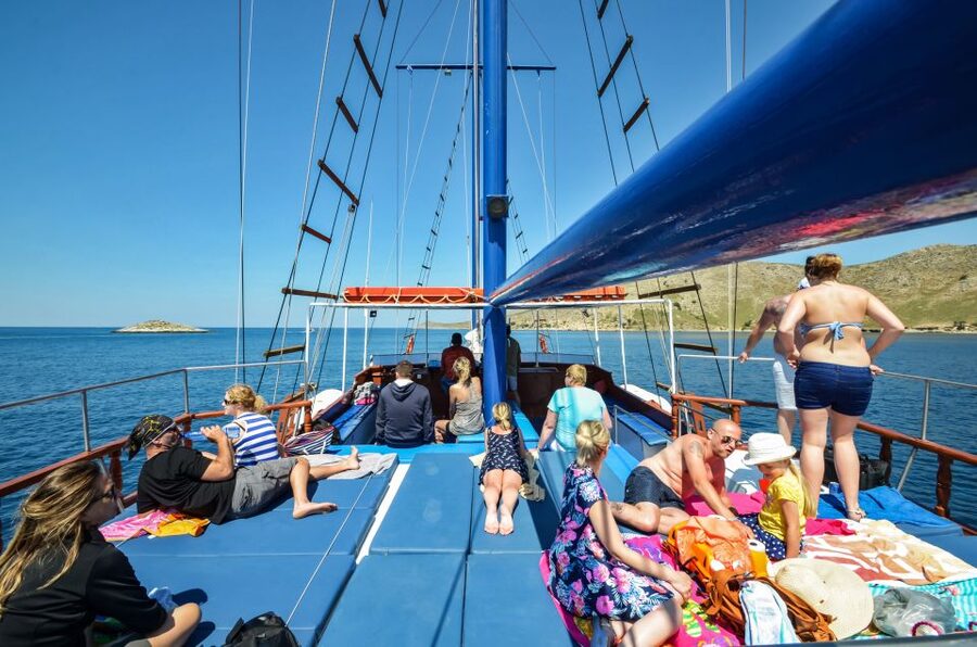 From the Port of Kos: Full Day Boat Cruise to 3 Islands - Finding the Odyssey Boat in Kos: Where the Day Starts