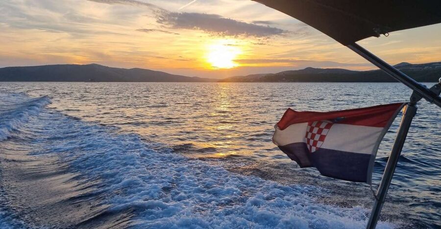 From Trogir: 3 islands half day tour with Blue Lagoon - Meeting at Kamerlengo Castle in Trogir and heading out fast
