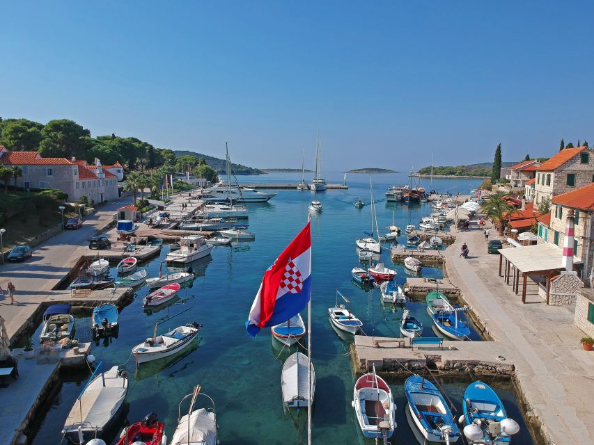 From Trogir: Three Islands Half-Day Speedboat Tour - Duga Bay on Čiovo: The Bay Stop for Cooling Off and Sunset Views