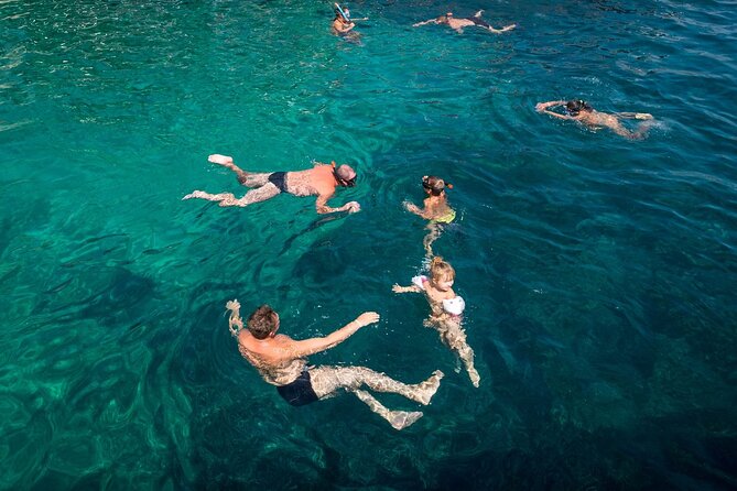 Full Day Boat Cruise to 3 Islands with optional pickup - Stop 2: Vathi on Kalymnos Inside a Natural Fjord Setting