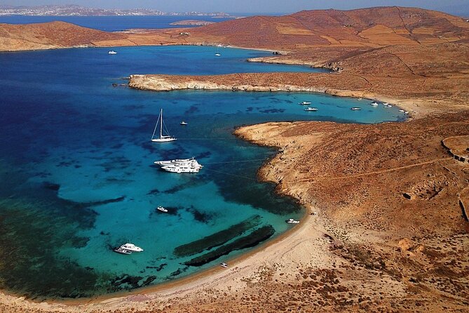 Full-Day Delos and Rhenia Island Cruise from Mykonos - Rhenia Island Break: Beach Time and Cold-Water Reality
