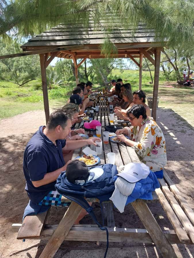 Grand Baie: Catamaran 3 Islands Cruise & Lunch on the Island - Ilot Gabriel: Dinghy Transfer, Island Time, and Water Shoes Pay Off