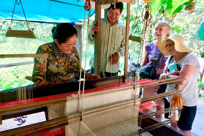Half Day Silk Island Cruise and Tours with English speaking guide - Silk Island Community Center: watching silk get made up close
