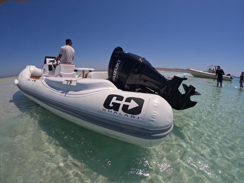 Hurghada: 4 Island Hopping Tour Dolphin, Snorkeling & Lunch - Magawish Island hour: beach time to balance the water time