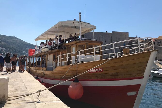 Island Hopping & City Walls Cruise with Food and Open Bar - Koločep: Swimming Breaks and a Calm Island Walk