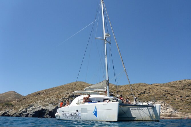 Island Hopping: Santorini Catamaran Charter Cruise with a skipper - Cabins and Private Bathrooms: A Big Deal for a Group Charter