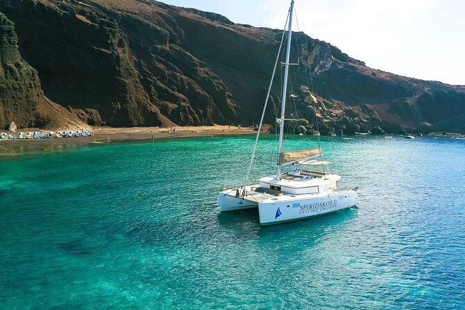 Island Hopping: Santorini Catamaran Charter Cruise with a skipper - Stop-by-Stop: How Each Sailing Day Can Play Out
