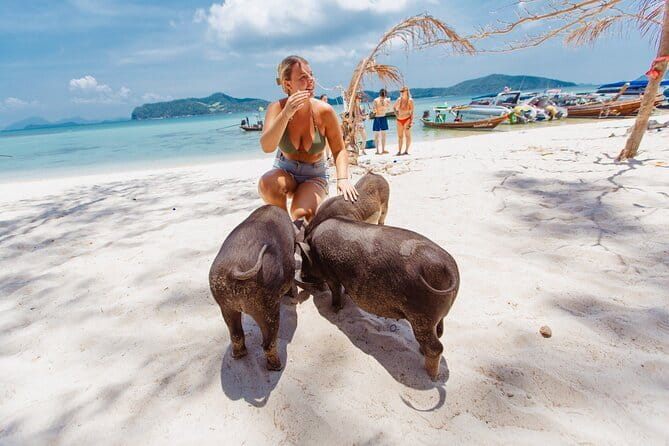 Koh Samui: Island Hopping Adventure in Coral and Pig Island - The boat ride reality: 4–5 hours of sun, spray, and short transfers