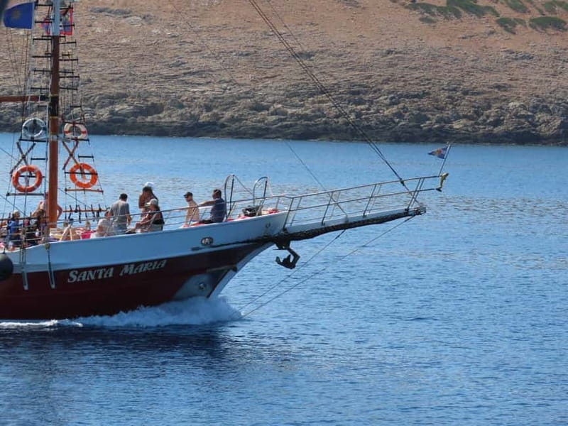 Kos: 3-Island Cruise with Greek BBQ Lunch and Swimming - Getting to the harbor and boarding outside Santa Maria