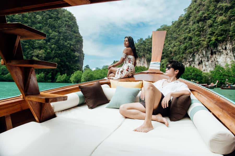 Krabi: Private Luxury Longtail Boat Island Hopping Tour - Pick your route: Four Islands, Hong Island, or the hybrid combo