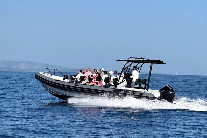 Makarska: 3-Island Speedboat Tour with Cave and Blue Lagoon - Zečevo islet snorkeling: unpopulated and focused on clear water
