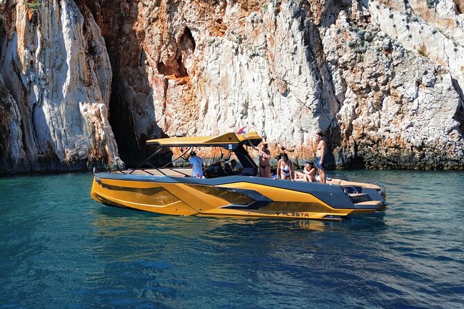 Mesmerable Blue Lagoon & Island Hopping - Private Adriatic Escape - Krknjasi Bay Blue Lagoon: snorkeling in calm, clear water