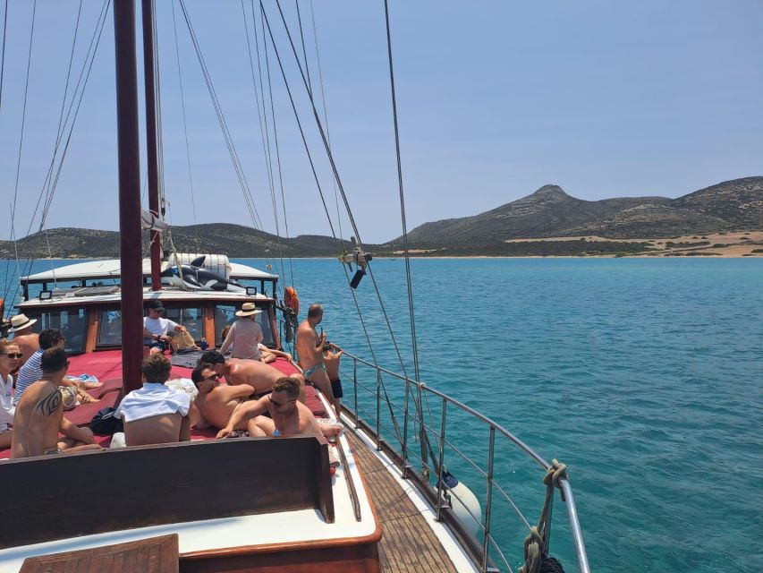 Paros: Traditional Gulet Shared or Private Island Cruise - Meet the Galatea: a refitted 20m Turkish gulet with real lounging space