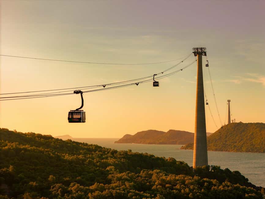 Phu Quoc: 3 Islands Tour with Cable Car & Buffet Lunch - The world’s longest sea-crossing cable car: views from above (one-way)