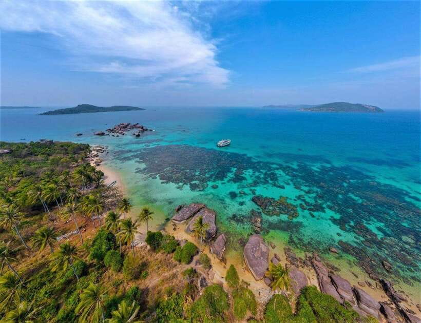 Phu Quoc: 3 Islands Trip Snorkeling by Speed Boat - Xuong Island (Mong Tay): Clear-Water Snorkeling Where You Start Seeing Coral