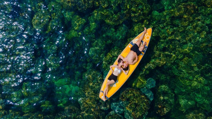 Phu Quoc: Explore 3 islands & Exciting Jetski Combo Tour - Hon May Rut beaches: swings, hammocks, and a very photo-friendly shoreline