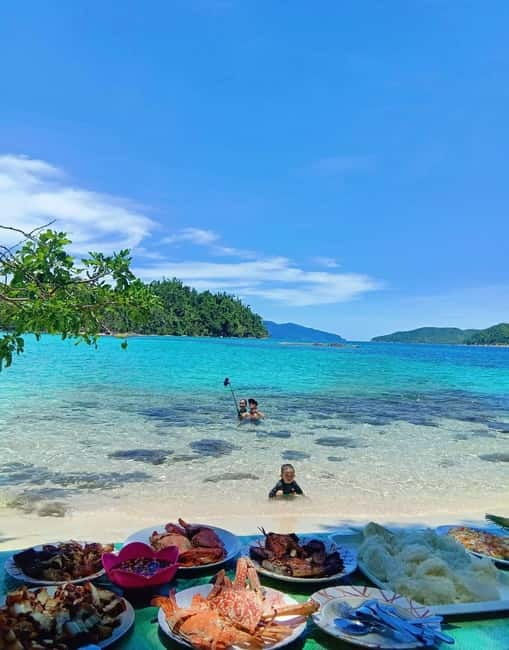 Port Barton: Island Hopping with Lunch,Hotel Transfer & Fees - Twin Peaks Reef: Your First Snorkel Reset (1 hour)