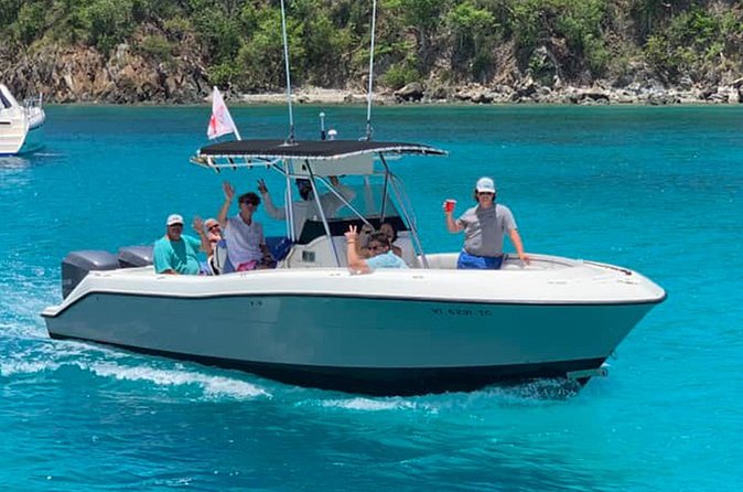 Private 6-Hour Island Hopping in US Virgin Islands - 500hp Hydro Sport - Little Buck Island: turtles in Turtle Cove and a wreck option
