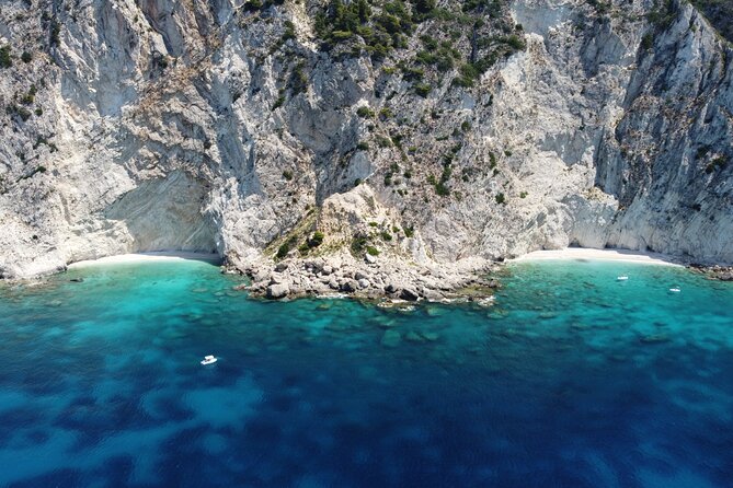 Sea Safari Speedboat Trip in Corfu. Island hopping Sea Tour - Kastelli Twin Beaches: White Pebbles, Snorkel Time, and a Beautiful Finish