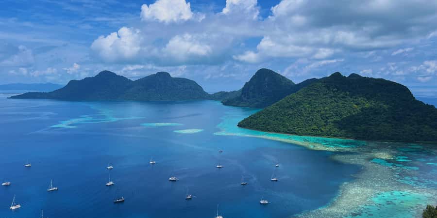 Semporna : Island Hopping Semporna Adventure - Bohey Dulang hike: volcanic views, strict footwear, and a weather switch plan
