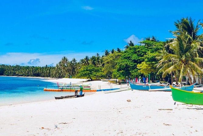 Siargao Island Hopping - Guyam Island: the privately owned, clam-shaped stop