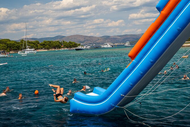 Slatine - Island Hopping Excursion (Trogir/Blue Lagoon/Shipwreck) - Blue Lagoon and Krknjasi Bay: the swim stop that does the heavy lifting