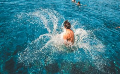 Split: Blue Lagoon and 3 Islands Speedboat Tour - Borkko Beach Bar on Čiovo: pine shade, white sand, and a real beach break