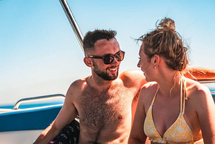 Split: Blue Lagoon and 3 Islands Speedboat Tour - The ride between stops: sundeck views and how the crew keeps things smooth