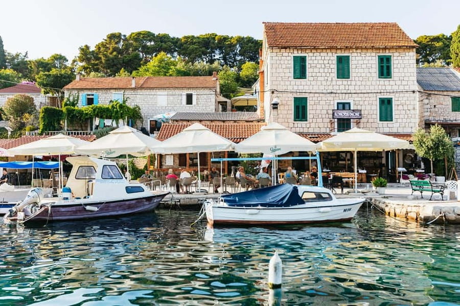 Split/Trogir: Blue lagoon and 3 islands speedboat tour - Blue Lagoon / Krknjasi Bay: Snorkeling Fun, but Dress for Real Rocks