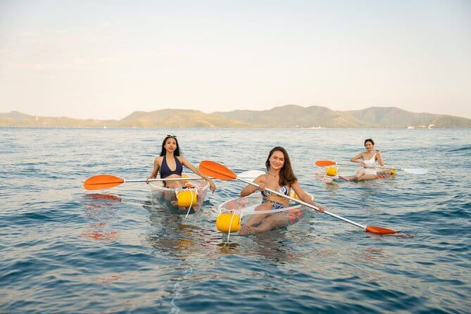 Sunset Party with Island Hopping by Catamaran from Pattaya - Catamaran comfort and crew service on a 150-person boat
