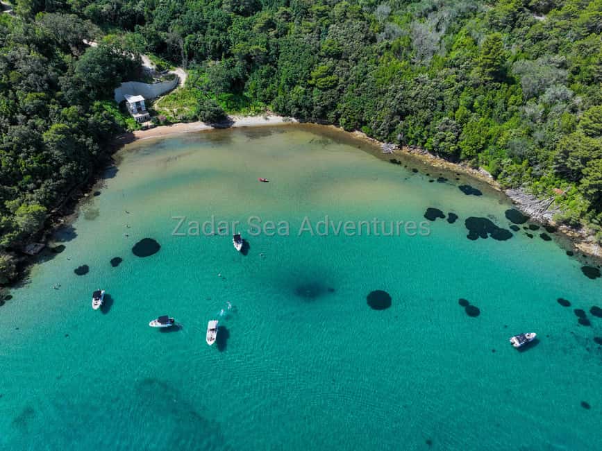 Zadar: Island Hopping Speedboat Adventure with Aperol Spritz - Stop 5: Secret Stop Time—Walk, Swim, and Scenic Views